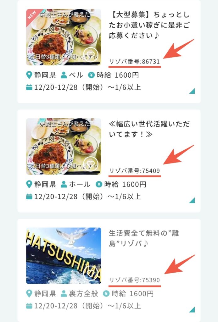 ヒューマニック　リゾバ.com　求人　年末年始　正月